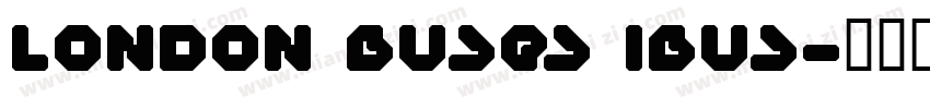 London Buses iBus字体转换